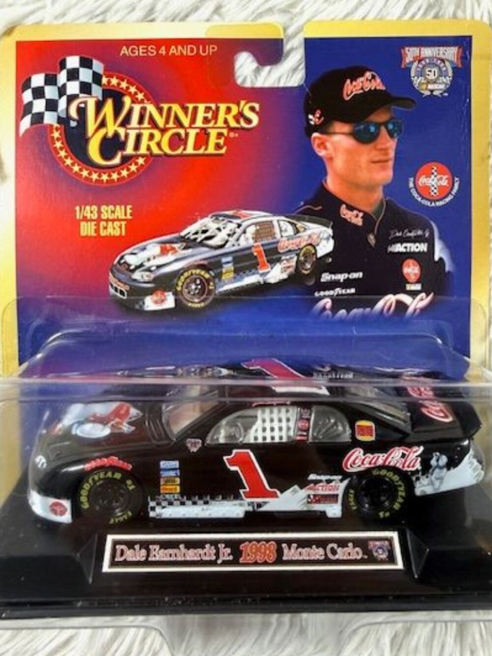 Vintage Winner's Circle Dale Earnhardt Jr. 1998 Monte Carlo 1/43 Scale Die Cast